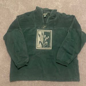 Vintage Coldwater Creek Quarter zip Pullover (Oversized)